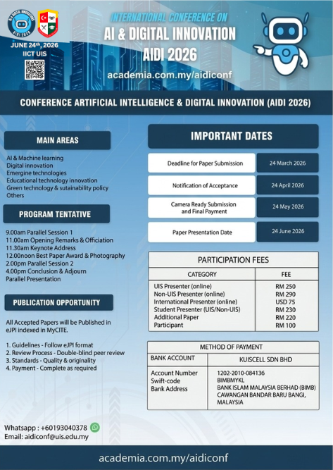 AIDI 2026 Conference Poster